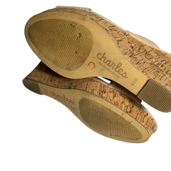 Charles By Charles David DUO WEDGE Sandals Sz 6.5 - Picture 11 of 11